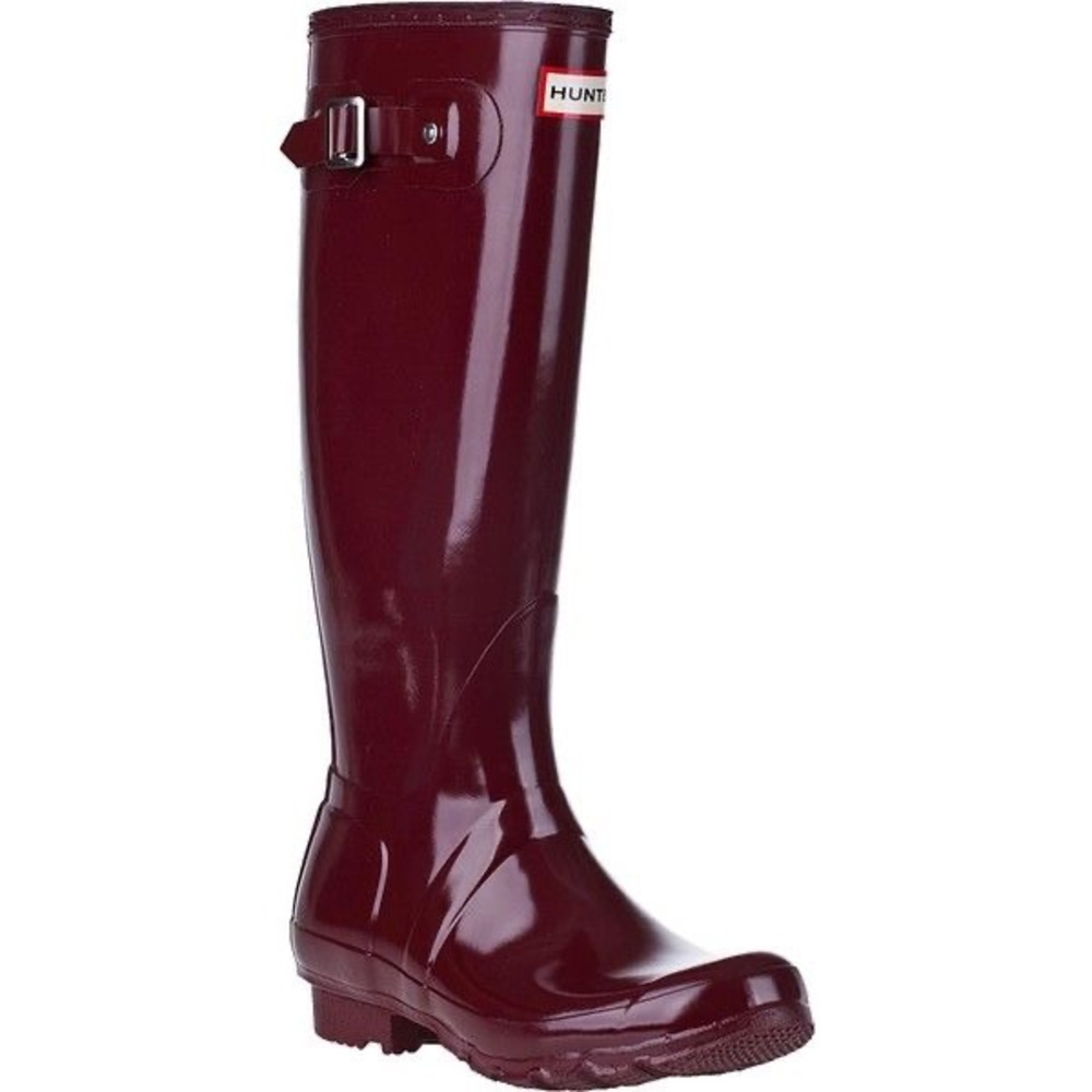 Maroon Gloss Hunter Rainboots